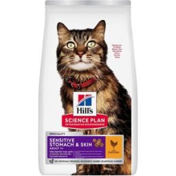 Hill'S Science Plan Cat Adult Sensitive Stomach & Skin Chicken 7 kg