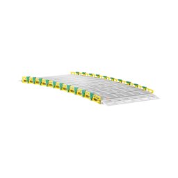 Aluminiumramp - Bärbar - 500 kg - 1965 x 762 mm