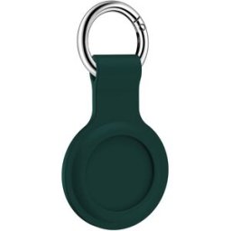 Tiera silikon Apple AirTag nyckelring hållare grön