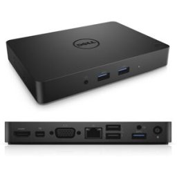 Dell USB-C universell dockningsstation WD15 / K17A med stöd för 2 skärmar NO AC