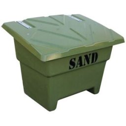 Gatusandlåda Kiruna, 350 l, grön, LxBxH 1120x790x860 mm