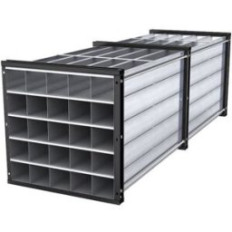 Fackhylla Victor, HxBxD 1000 x 1000 x 3000 mm, 25 tråg, 5 x 5 fack