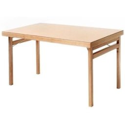 Hopfällbart bord Fixbord, LxB 1300x700 mm, eklaminat