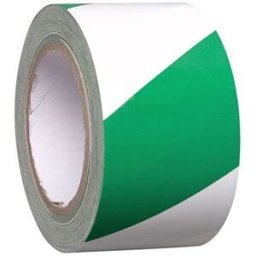 Golvtejp Ran, L 33 m/rle, B 75 mm, grön/vit, 8 rle/fp
