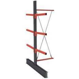 Grenställ Igor, dubbelsidig, HxB 4000 x 1200 mm, avstånd 1000 mm, utby