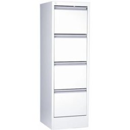 Hängmappskåp 1320x414x630 mm 4 lådor A4, vitt