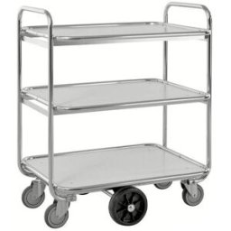 Plockvagn Vanna, 3 hyllplan, LxBxH 900x630x1100 mm