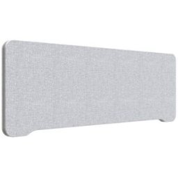 Edge bordsskärm 1200x400 mm, toppmonterad ljusgrå, grå