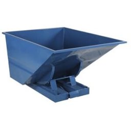 Tippcontainer Fabian, lastkapacitet 600 kg, signalblå, volym 900 L