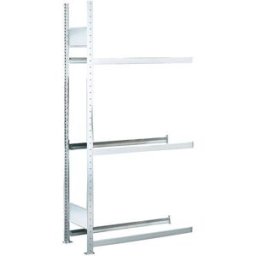Klädhylla Boltless tilläggssektion, 2000x750x600 mm