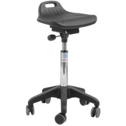 Ergonomisk Ståstol med lättrullande hjul, Omega (sitthöjd 630-820 mm)