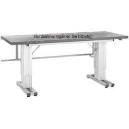 Arbetsbord Granit elstativ 500 kg, påbyggnadsram för 1600 mm bord