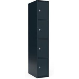 Elevskåp Fydor SMG, BxDxH 300x550x1752 mm, 4 dörrar i 1 skåp, plant ta