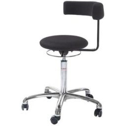 Ergonomisk Åkstol Saturn, svart, tyg