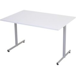 Lunchbord Tibro 1200x800 mm, silver/vit