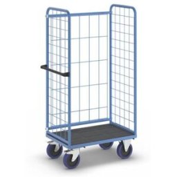 Rullcontainer Ilotar, med gallerväggar på 3 sidor, lastytor LxB 940 x