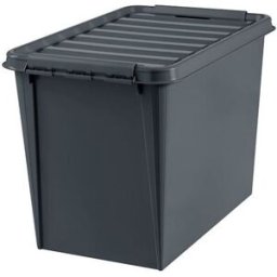 Plastlåda med lock Smartstore Recycled, LxBxH 590x390x430 mm, 66 liter