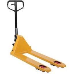 Pallyftare med Quicklift, boggie polyuretan, L 1150 mm