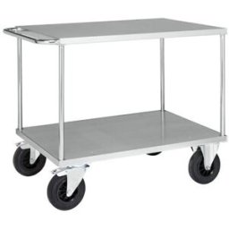 Rullvagn Industri Geran, LxBxH 1100x700x870 mm, med broms, förzinkad