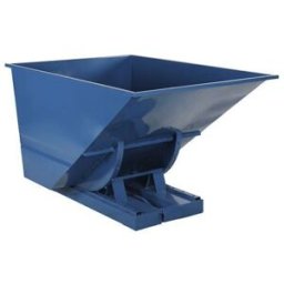 Tippcontainer Fabian, lastkapacitet 600 kg, signalblå, volym 1100 L