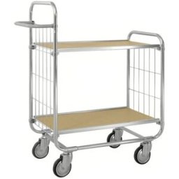Hyllvagn Ven, ESD, LxBxH 1395x470x1120 mm, 2 hyllplan