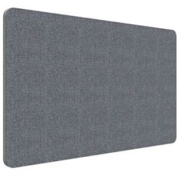 Edge bordsskärm 1000x700 mm, frontmonterad, grå, grå