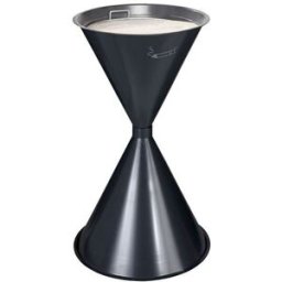 Golvaskkopp med kägelform, från 2 st, H 730 mm, Ø 400 mm, svart