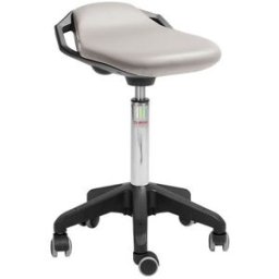 Ståstödstol Odette, med hjul, H 560-750 mm, ljusgrå
