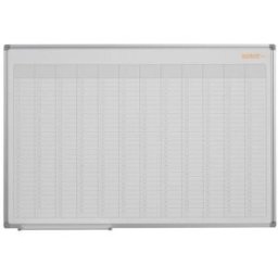 Planeringstavla Mads, med lodrät månadsindelning, BxH 1200 x 900 mm