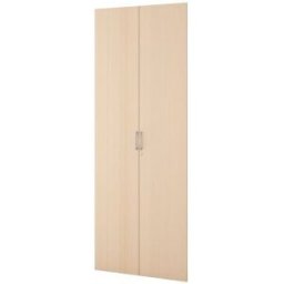 Dörrpar till Bokhylla Benna, BxDxH 806x18x2053 mm, björk, täcker 5 fac