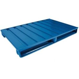 Stålpall Afsan, LxB 1200x1000 mm, max 1500 kg, blå, 10 st eller fler