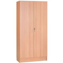 Förvaringsskåp Alvesta med dubbeldörr, 2100x1000x470 mm, bok