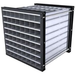 Fackhylla Victor, HxBxD 1000 x 1000 x 1000 mm, 64 tråg, 8 x 8 fack