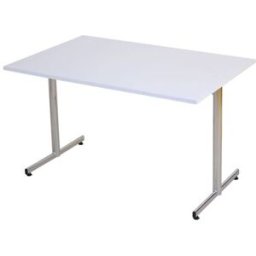 Lunchbord Tibro 1800x800 mm, krom/vit