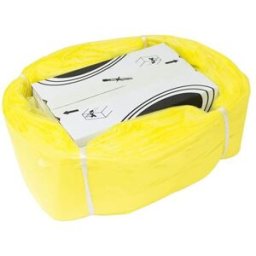 Sopsäck TubeSac liten, gul, ø362mm, L: 60m