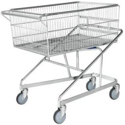 Allroundvagn med fällbar korg, 1070x680x1050 mm