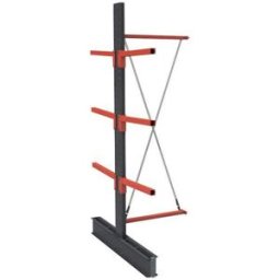 Grenställ Igor, dubbelsidig, HxB 4000 x 1000 mm, avstånd 1000 mm, utby
