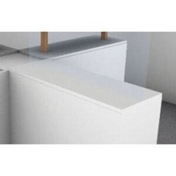 System A täcklock, 20x900x360 mm. Vit