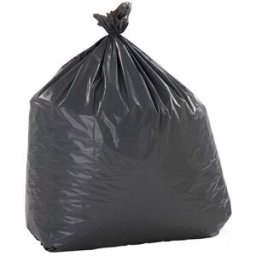 Avfallssäckar, 600x1100 mm, 200-pack, grå