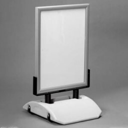 Fjäderställ Windsign Smart, 1000x700 mm, aluminium