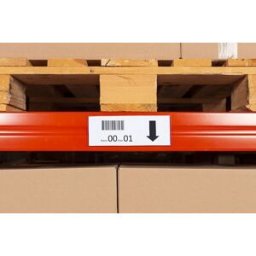 Etiketthållare Elsie, förlängd framsida, 50-pack, BxH 105 x 60 mm, sjä