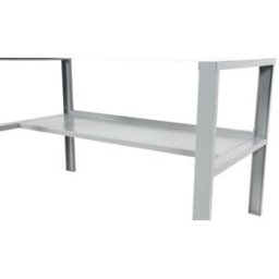 Underhylla till Arbetsbänk Flinta bredd 1800 mm, grå laminat