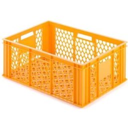Perforerad plastback 60 liter, 600x400x250 mm