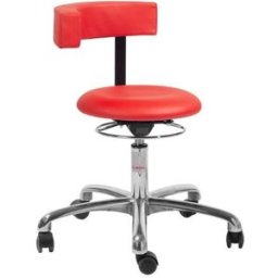 Ergonomisk Åkstol Saturn, röd, konstläder