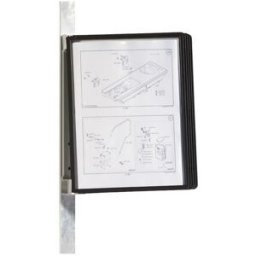 Väggställ VARIO® Magnet inkl 5 paneler, svarta