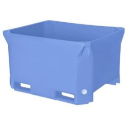 Pallbox för livsmedel Mia, form G, volym 620 l, LxBxH 1230 x 1030 x 75