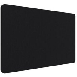 Edge bordsskärm 1400x700 mm, frontmonterad, svart, svart