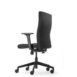 Kontorsstol Strike Comfort, med justerbara armstöd, svart