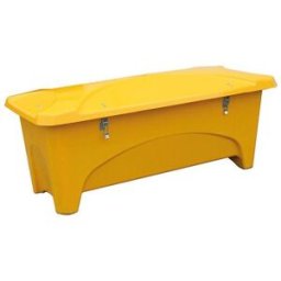 Redskapslåda Kvanne, 475 L, gul, BxDxH 750x1760x745 mm