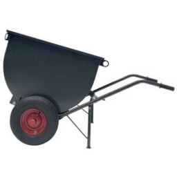 Skottkärra, tippbar Hilda, luftgummihjul, LxH 1450 x 975 mm, 250 l